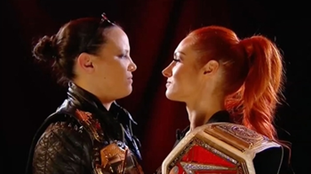 Becky Lynch and Shayna Baszler face off in intense confrontation