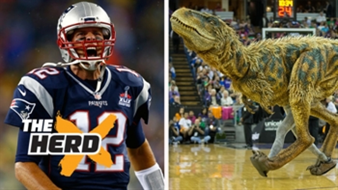 Cowherd thinks Tom Brady is like an incredibly cool dinosaur - 'The Herd'