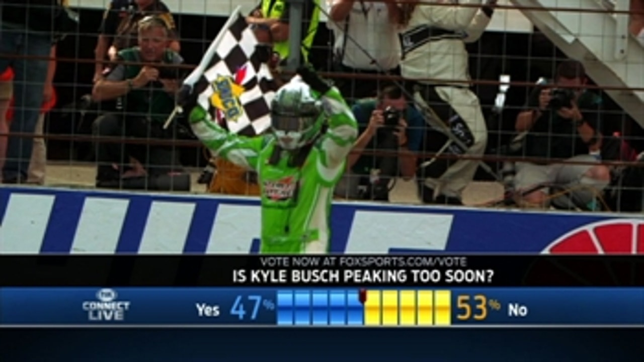 Is Kyle Busch Peaking Too Soon?