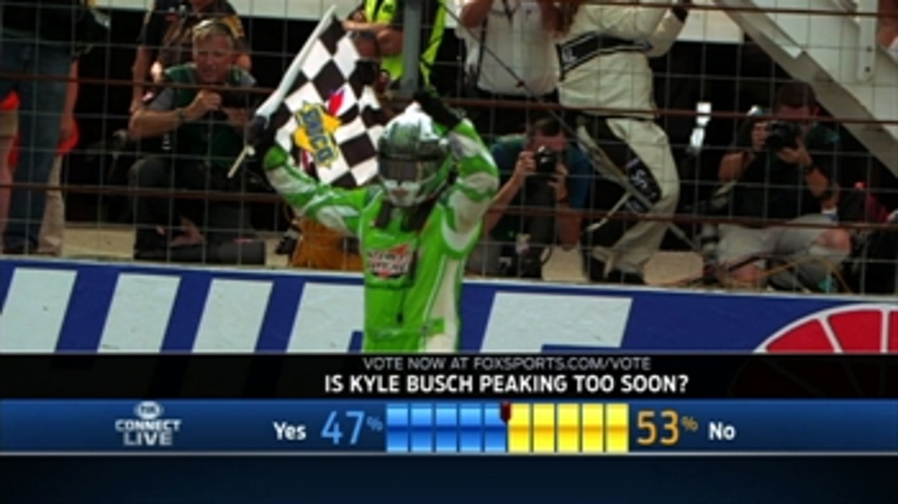 Is Kyle Busch Peaking Too Soon?