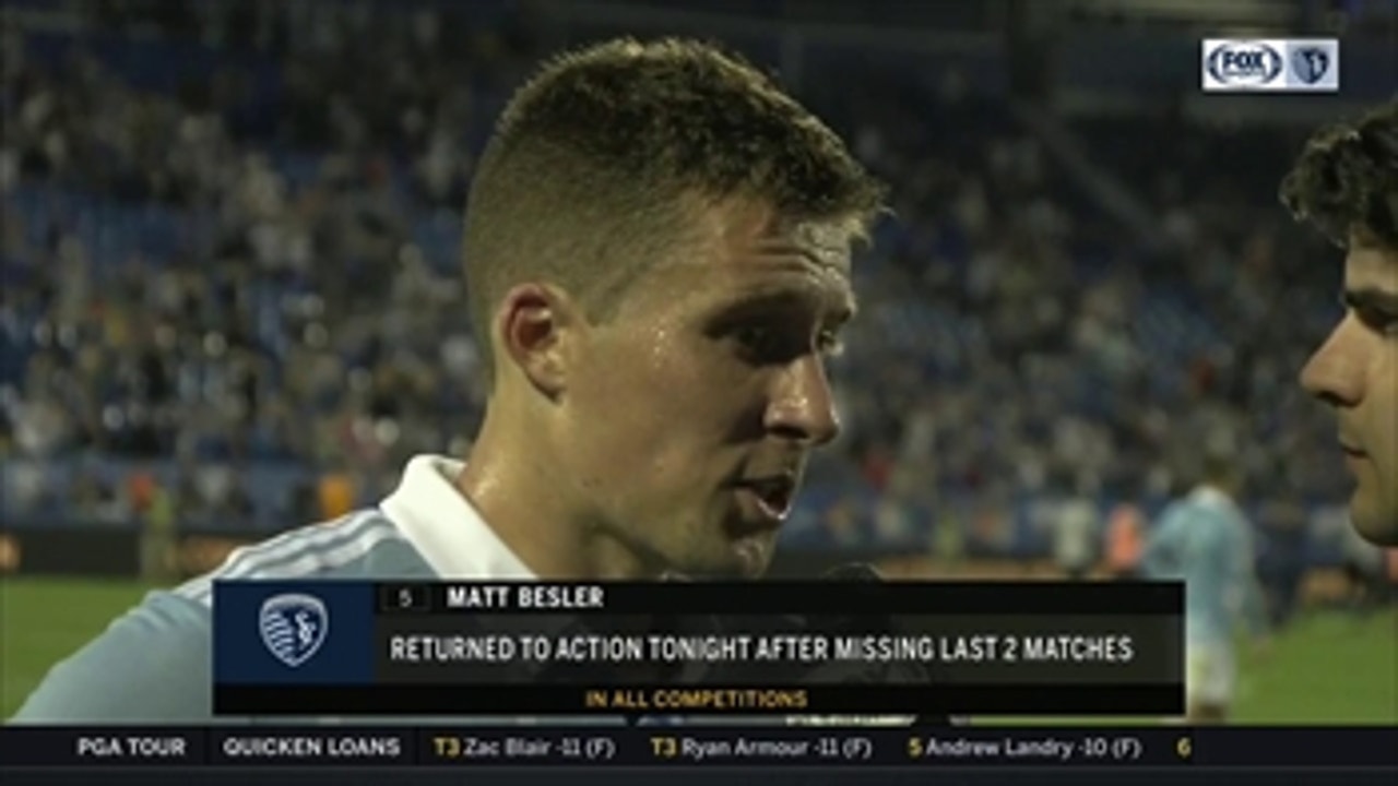 Besler after loss: "We didn't do enough to deserve anything out of the game."