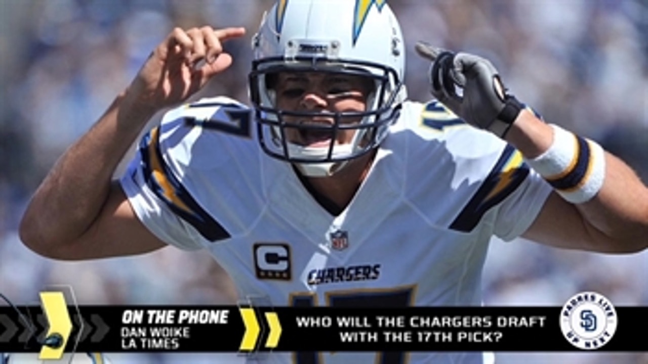 Who are the Chargers going to take at pick No. 17 in the NFL Draft?