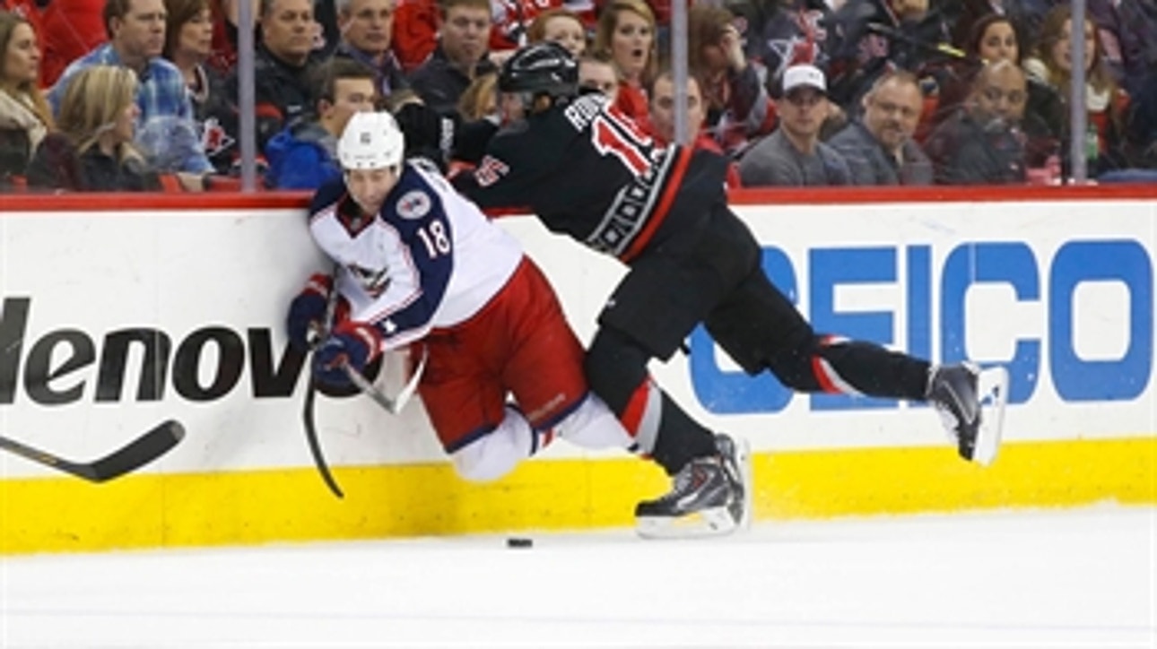 Blue Jackets edged by 'Canes