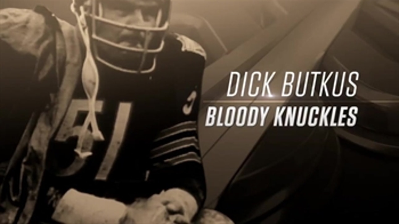 Kyle Long recreates Bears legend Dick Butkus' famous 'bloody knuckles' photo ' NFL 100