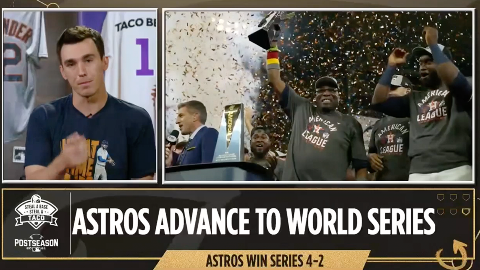 'This guy is a winner' - Ben Verlander reacts to Dusty Baker and the Astros clinching game 6 of the ALCS ' Flippin' Bats