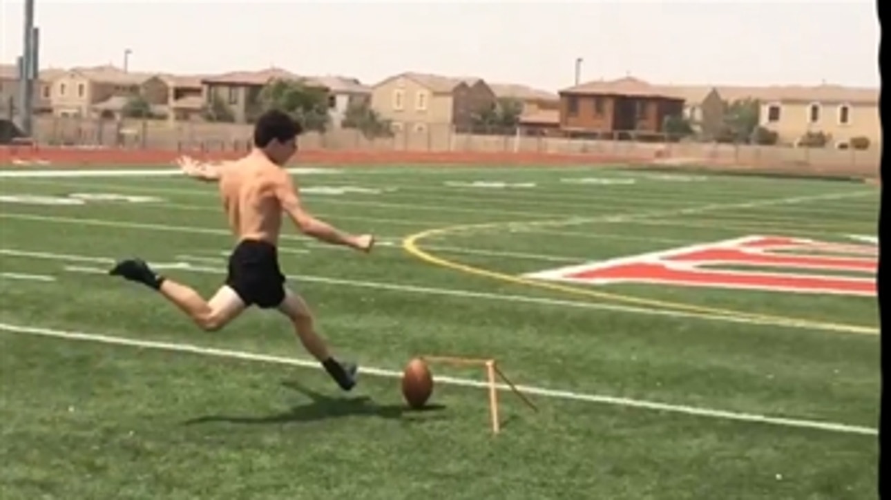 High school kicker nails a 76-yard field goal, is instantly better than all college kickers