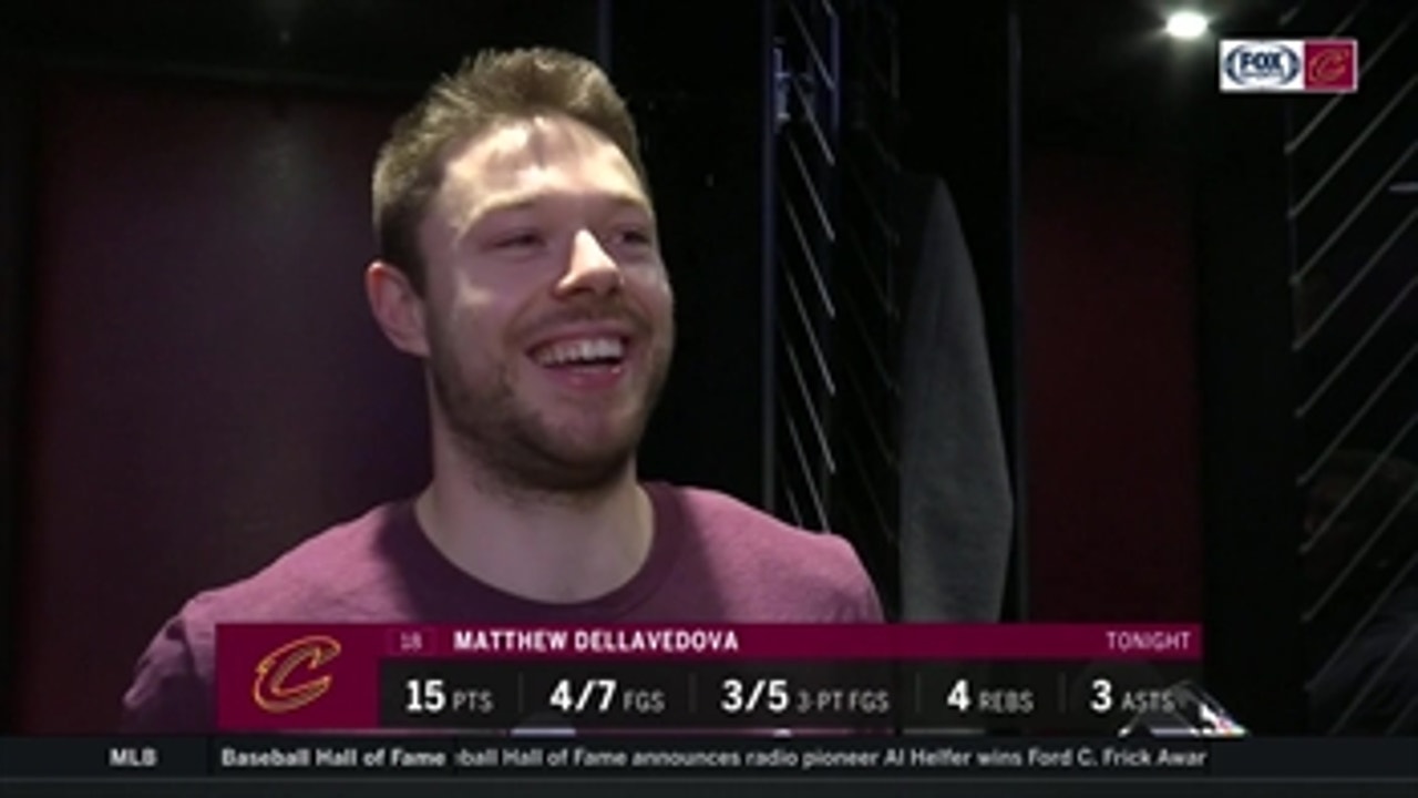 Dellavedova reacts to the 'MVP' chants in his return to Cleveland