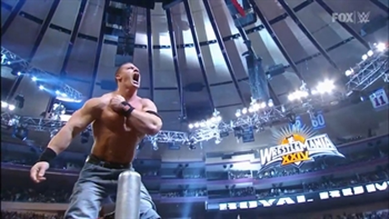 John Cena makes surprise return from injury to win the 2008 Royal Rumble ' WWE ON FOX