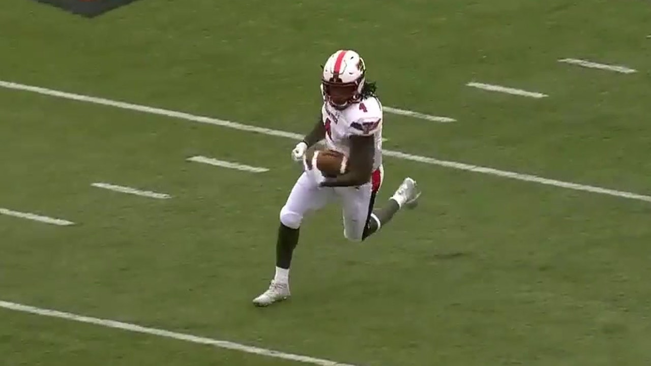 Texas Tech levels score with Oklahoma State, 14-14, thanks to SaRodorick Thompson's second TD of the day