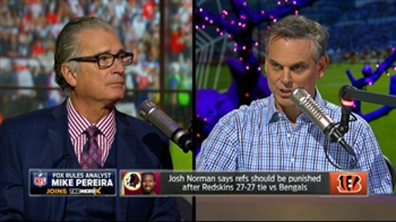 Pereira explains why Josh Norman was WRONG in his criticism of Sunday's officials ' THE HERD