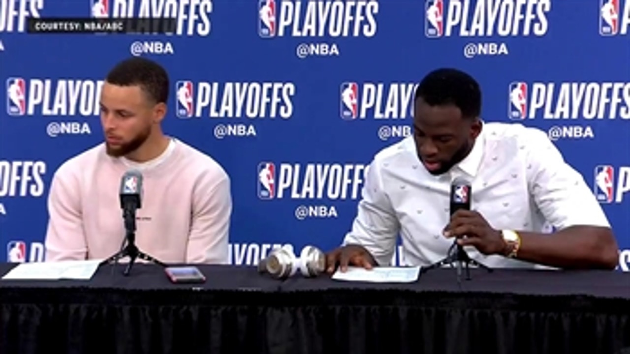 Draymond Green and Stephen Curry on Game 4 ' Warriors at Pelicans
