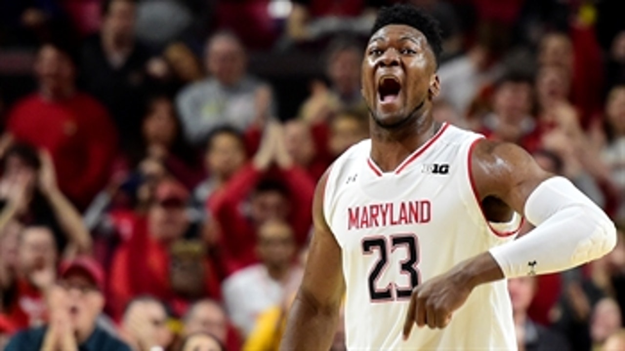 Bruno Fernando's 25 point double-double helps Maryland upset No. 22 Indiana