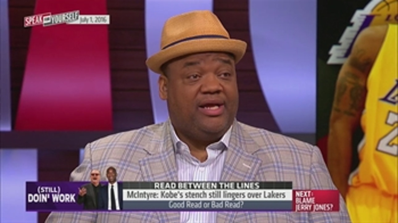 Kobe's stench still lingers over the Lakers - 'Speak For Yourself'