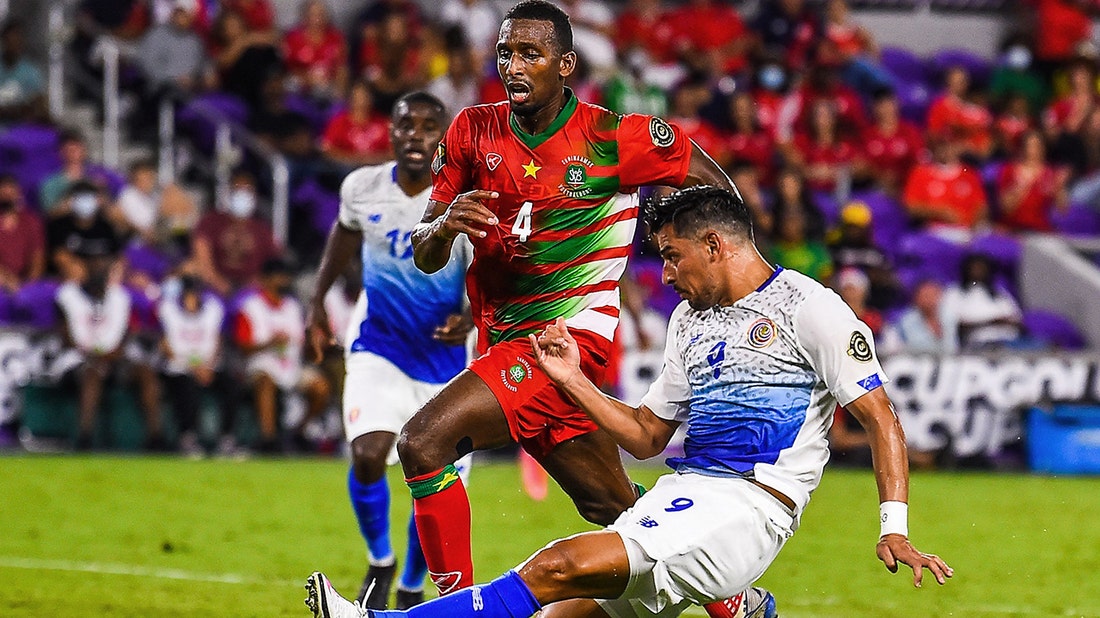 Costa Rica advances, dashes Suriname's Gold Cup hopes with 2-1 win