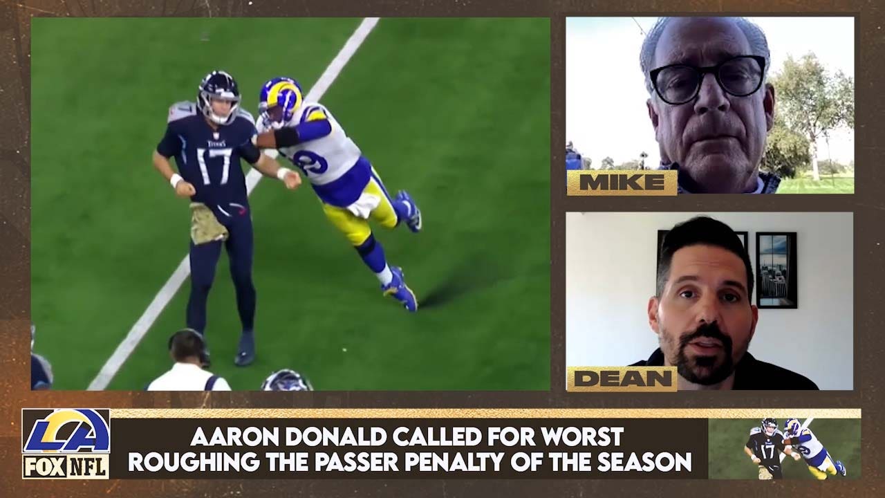 'I do not want to see this called going forward' — Dean Blandino on Aaron Donald's roughing the passer call against Ryan Tannehill I Last Call