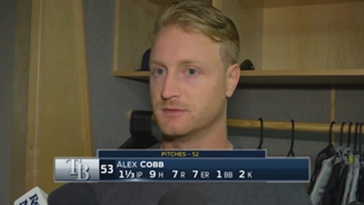 Alex Cobb breaks down his truncated outing
