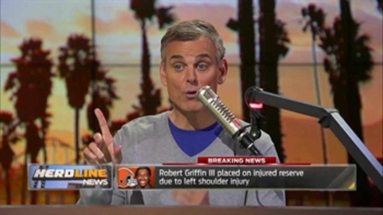 Robert Griffin III on IR and Colin predicts his career is OVER - 'The Herd'