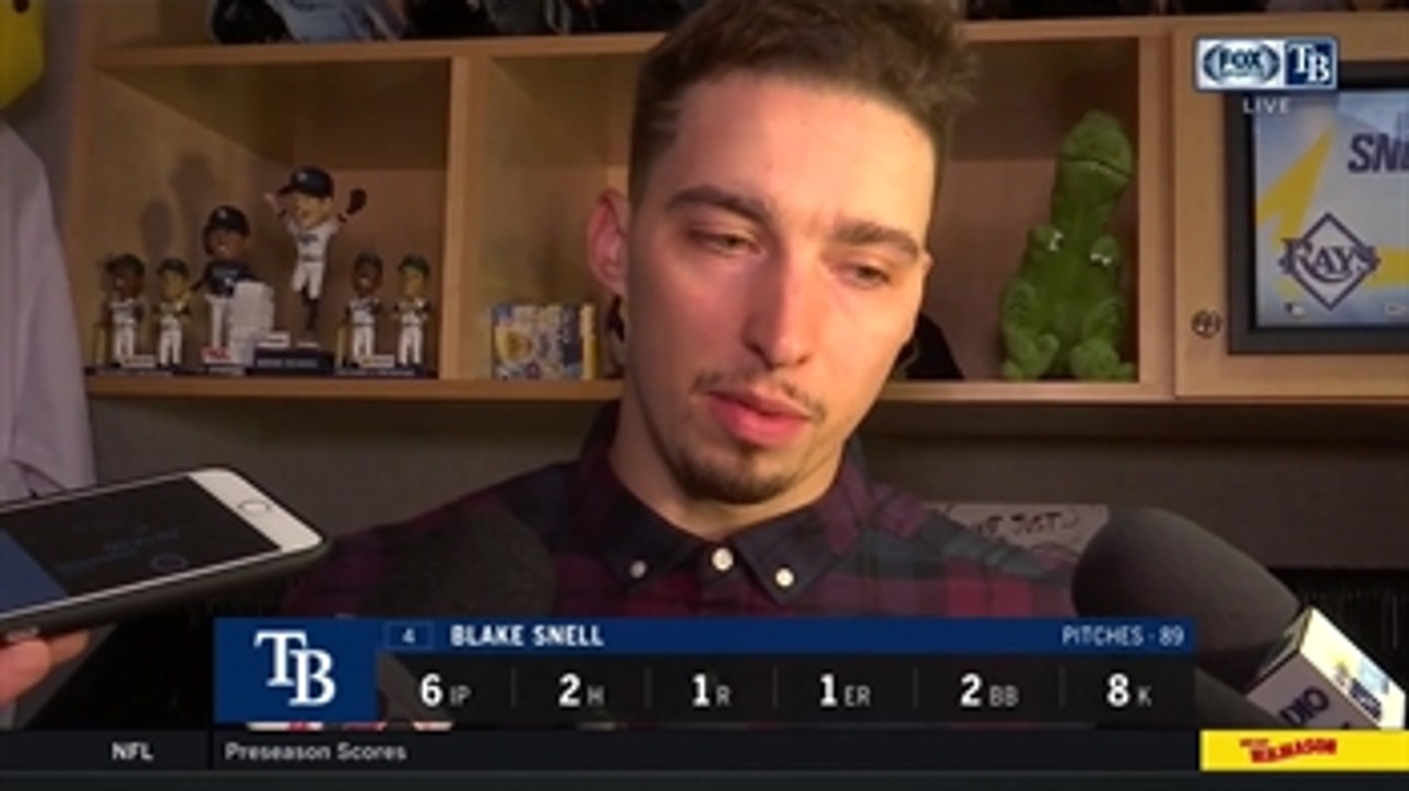 Blake Snell: 'When we're clicking, we're scary'