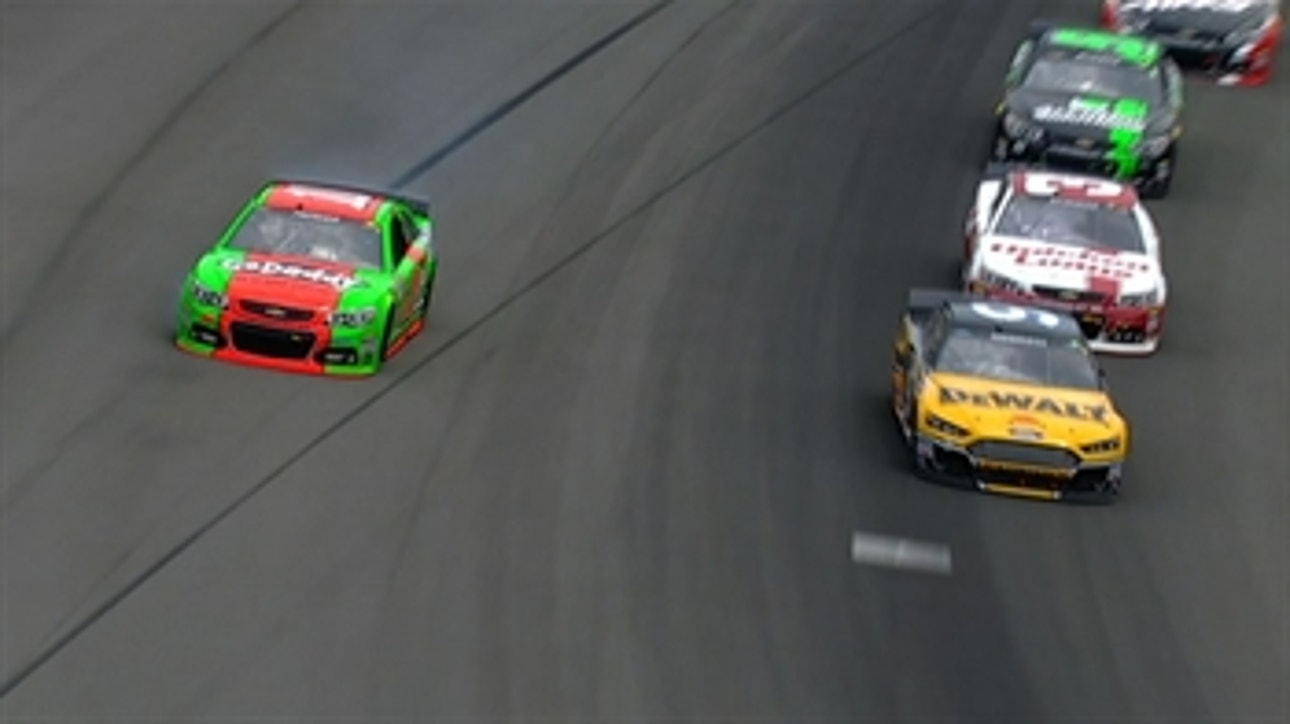 CUP: Danica Patrick into the Wall - Pocono 2014