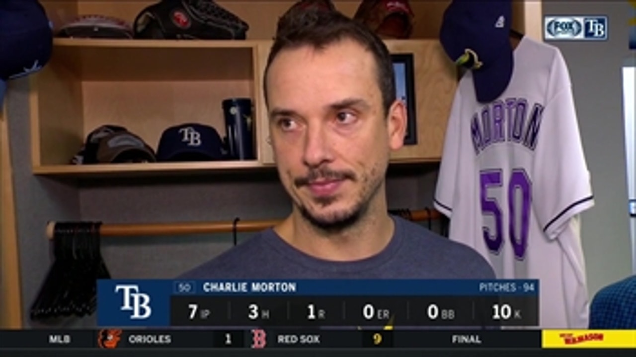 Charlie Morton reflects on start: 'Executed some good pitches, but came up short'