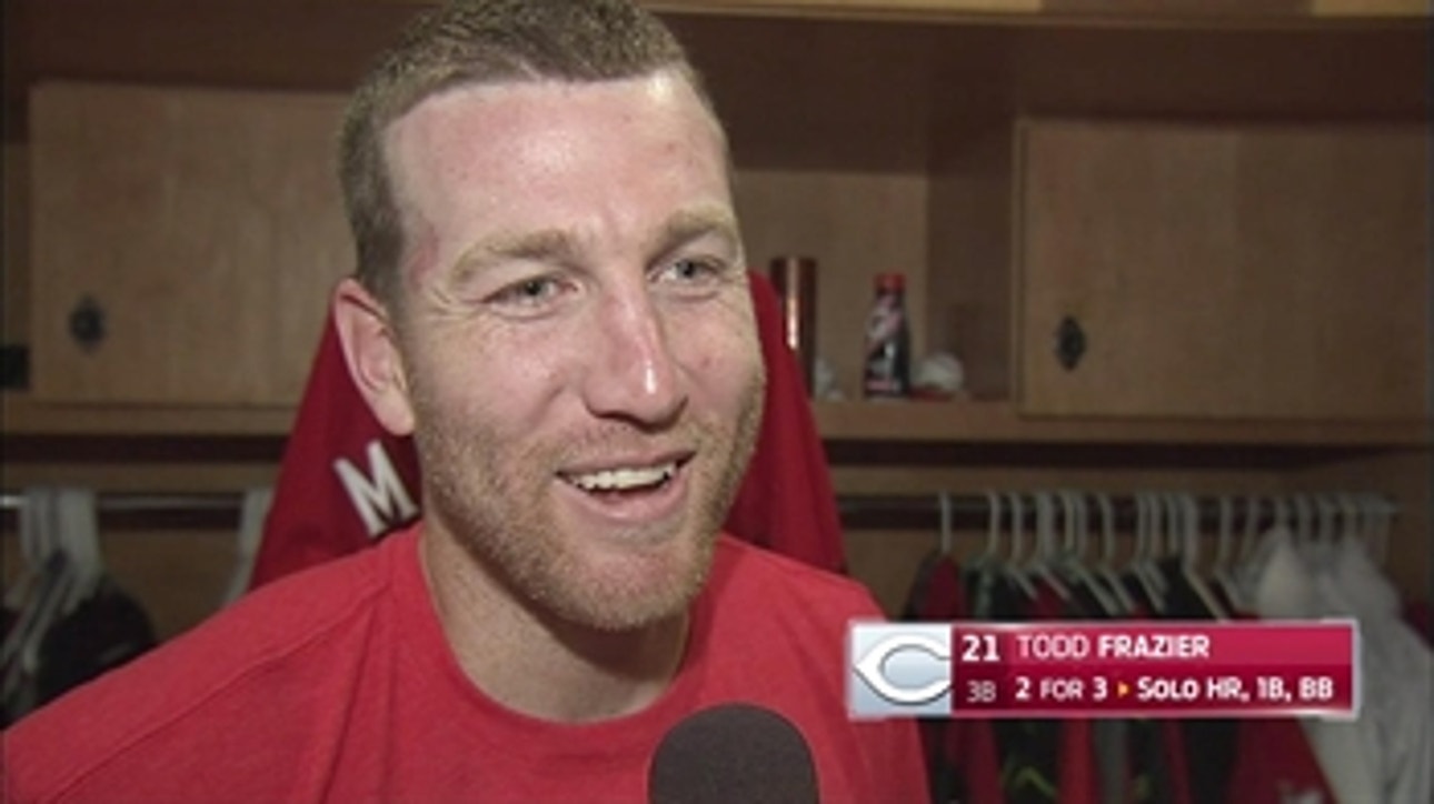 Reds' Frazier has big game after day off