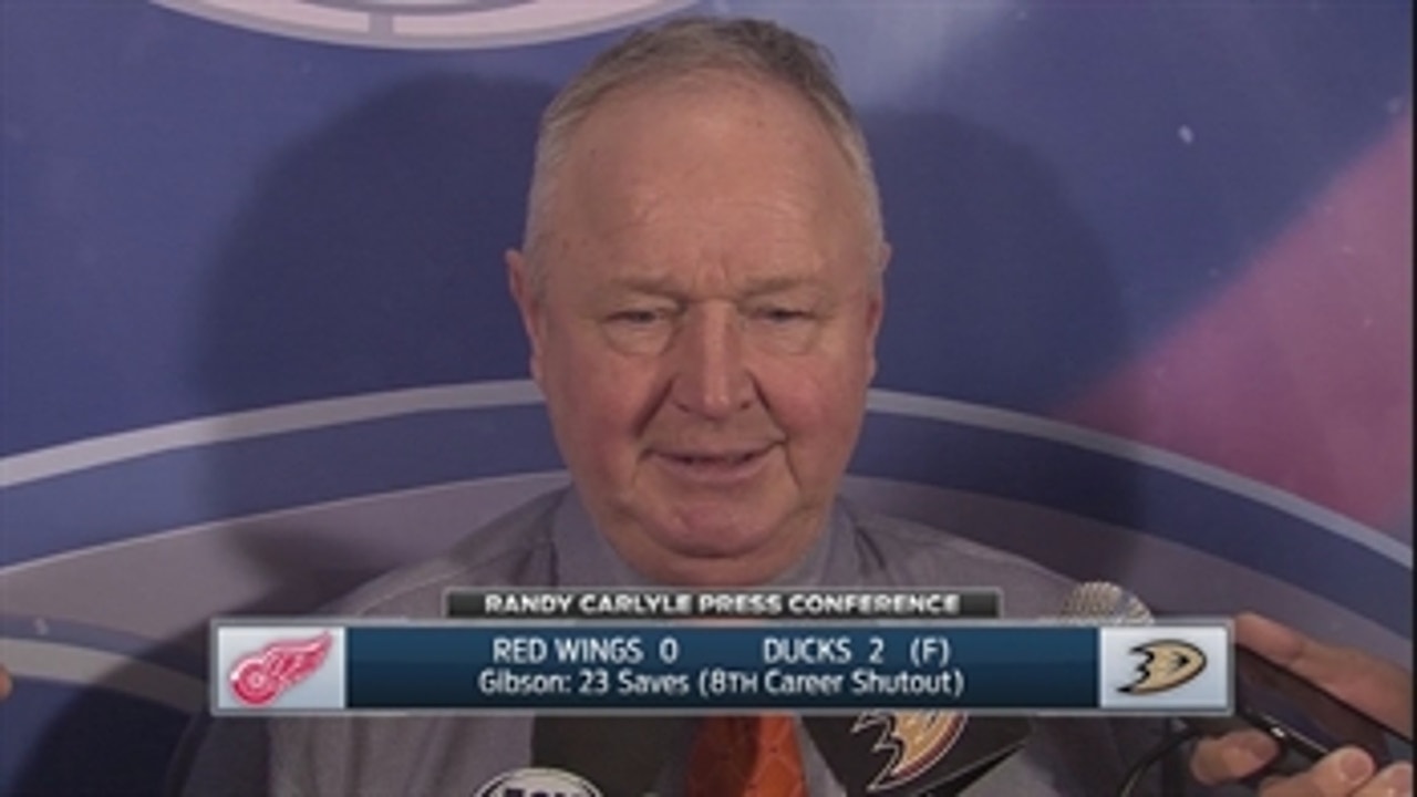 Randy Carlyle postgame: Strong defense was key