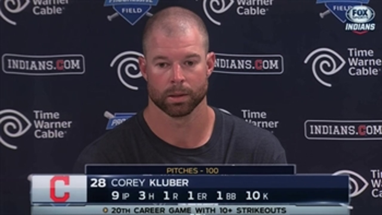 Kluber on his no-no through 6, complete game
