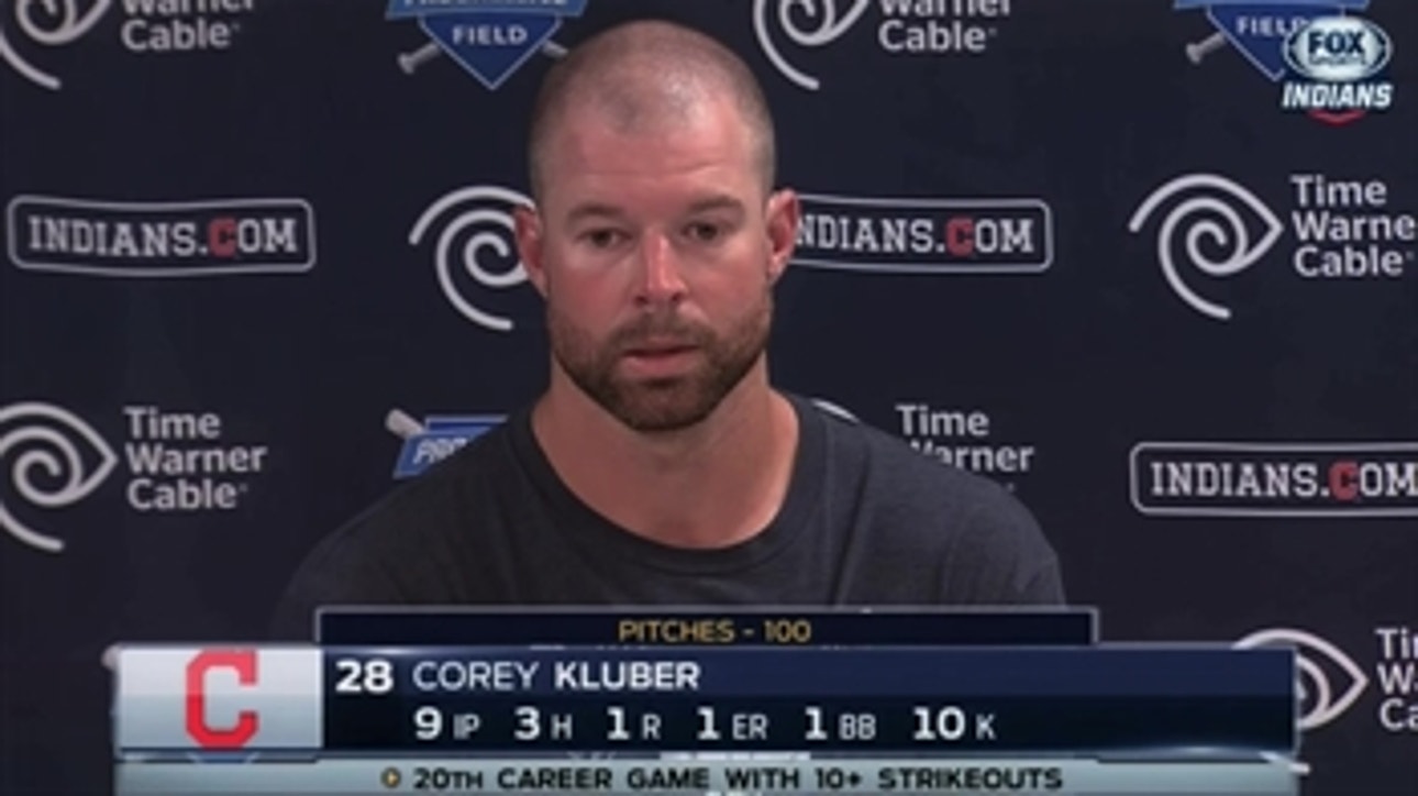 Kluber on his no-no through 6, complete game