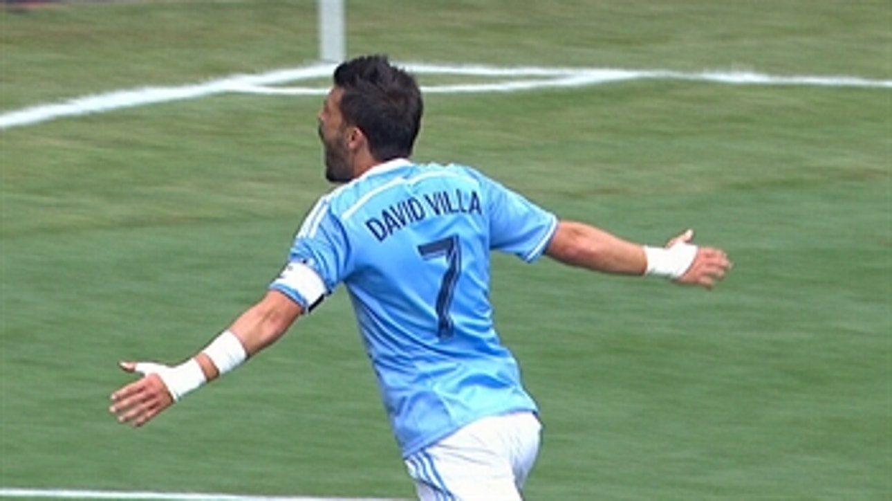 David Villa nets brace to give NYCFC a 3-2 lead - 2015 MLS Highlights
