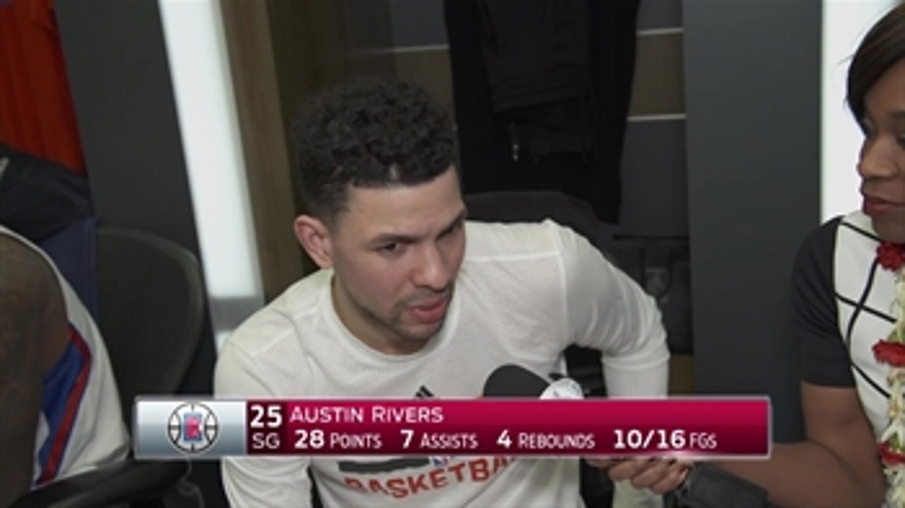 Austin Rivers postgame: 'We showed a lot of grit'