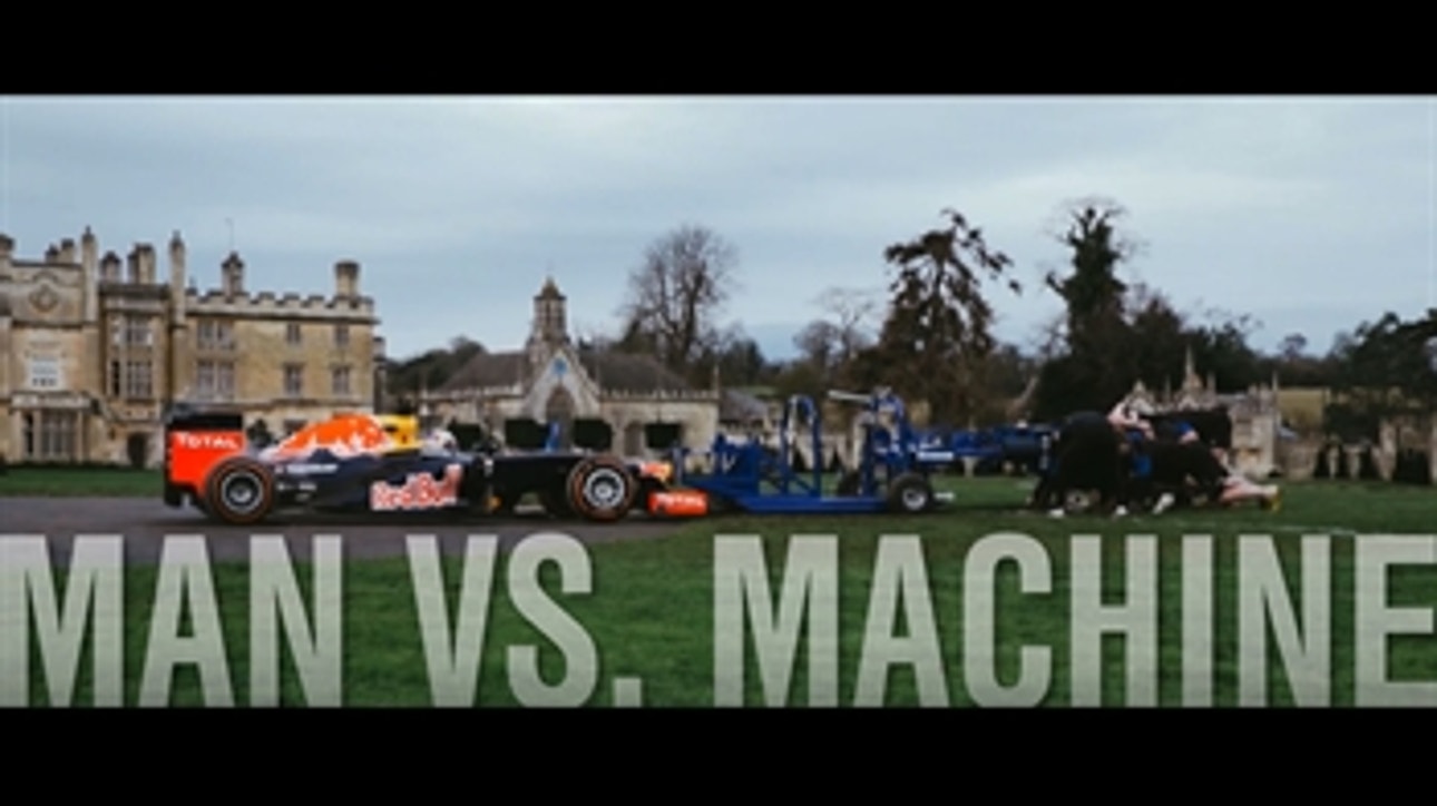 Man vs. Machine: Red Bull F1 Rugby Scrum