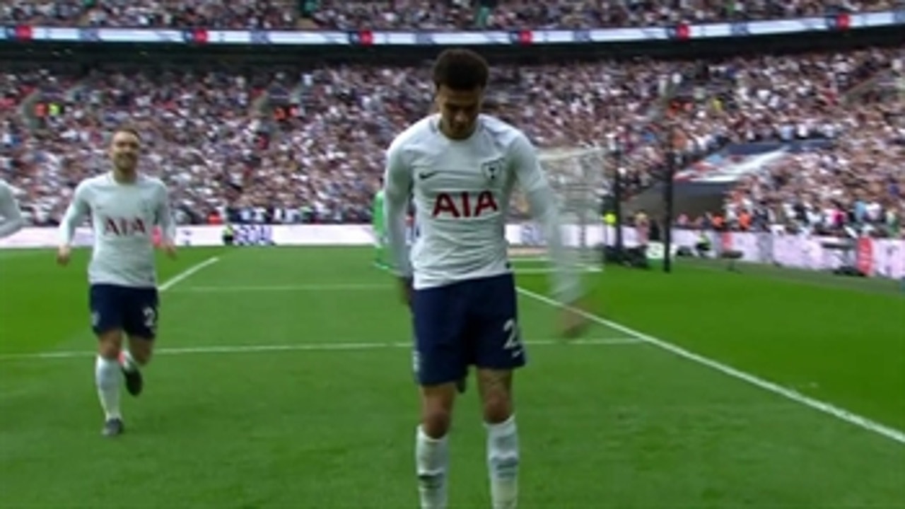 Dele Alli puts Tottenham in front early vs. Man United ' 2017-18 FA Cup Highlights