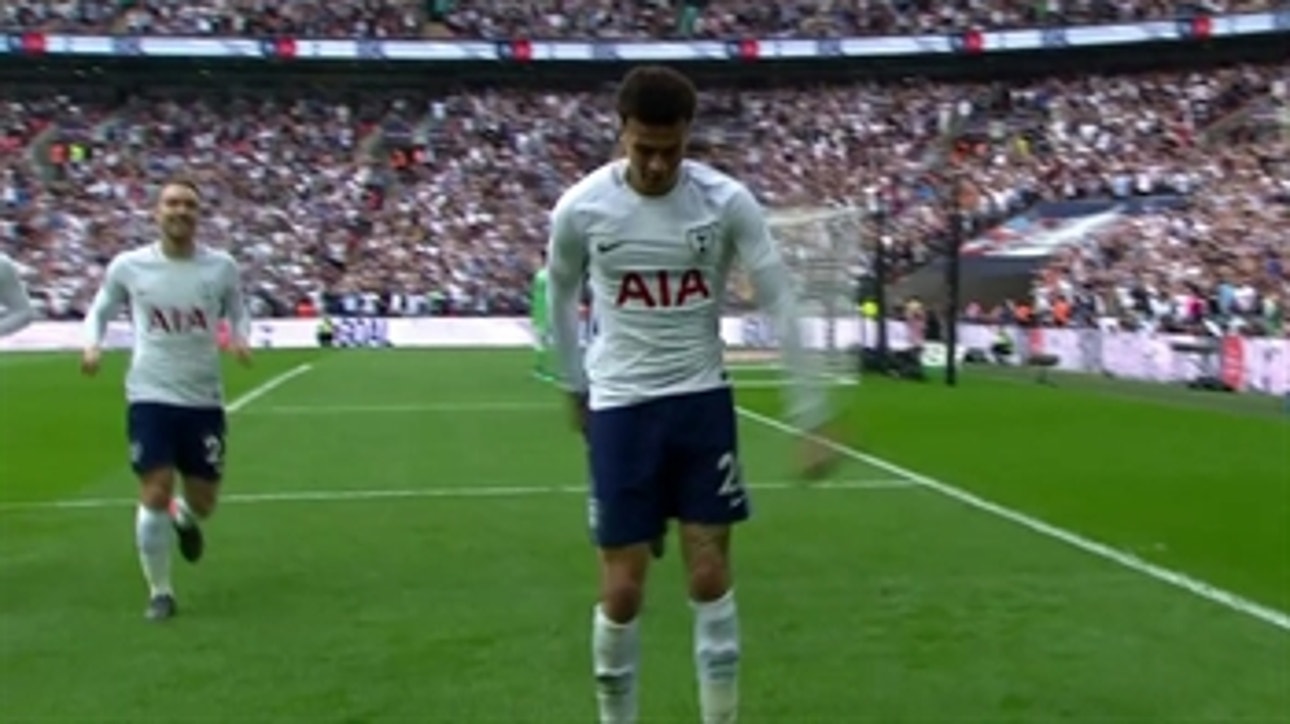Dele Alli puts Tottenham in front early vs. Man United ' 2017-18 FA Cup Highlights