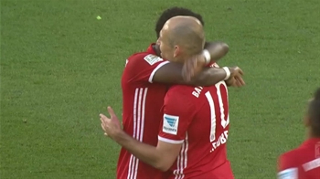 Arjen Robben strikes for Bayern against Wolfsburg ' 2016-17 Bundesliga Highlights