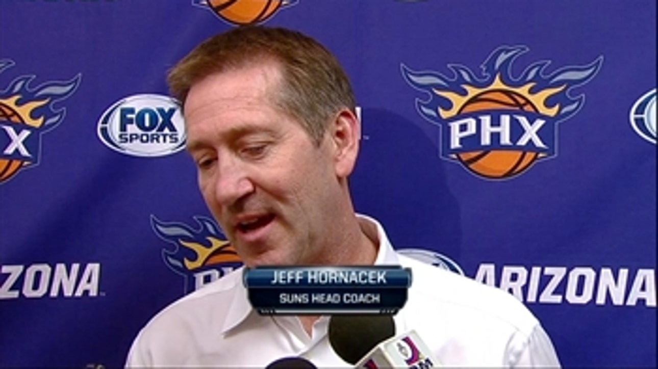 Hornacek reacts after Suns' win