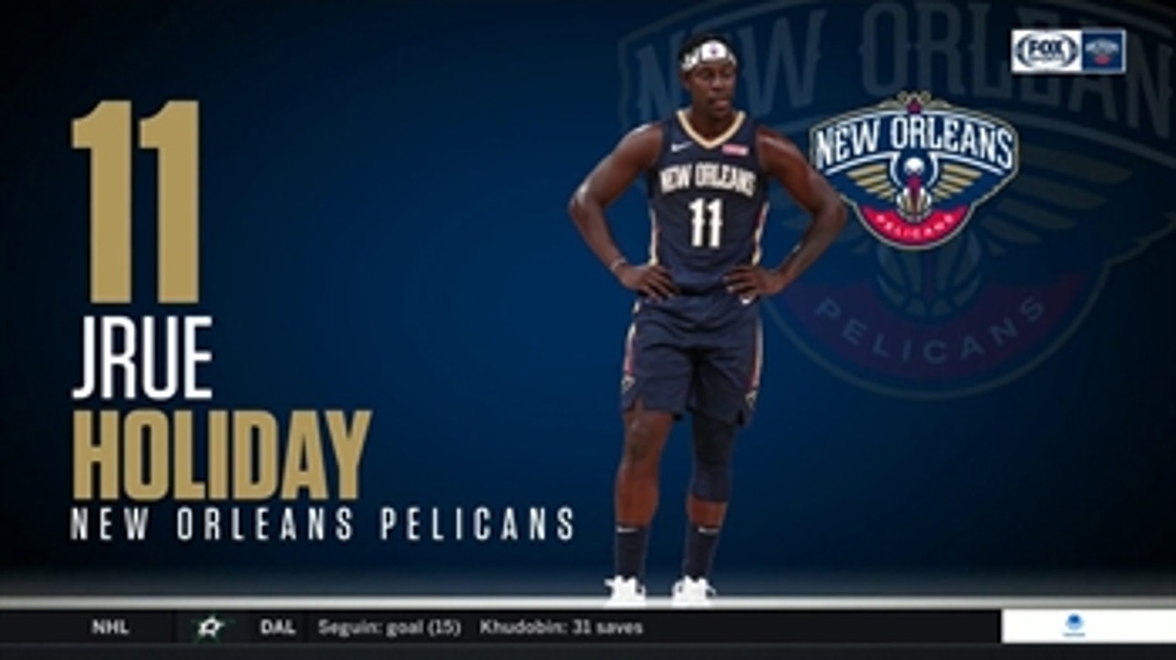 WATCH: Jrue Holiday handles his business, leads Pels over Warriors