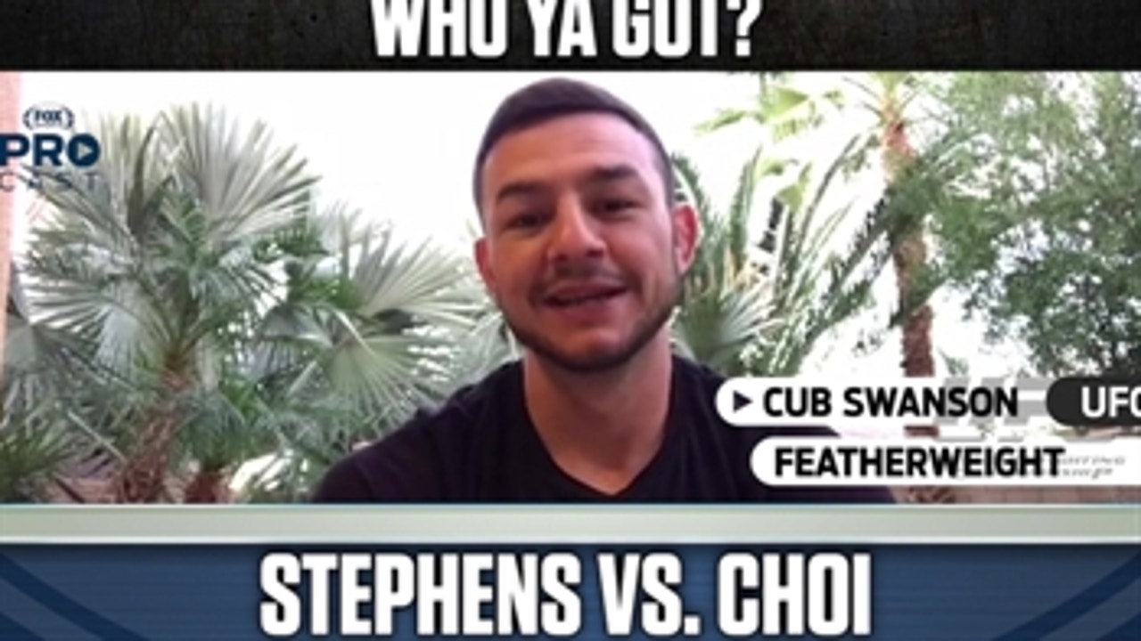 Cub Swanson makes his pick between Jeremy Stephens vs. DooHo Choi