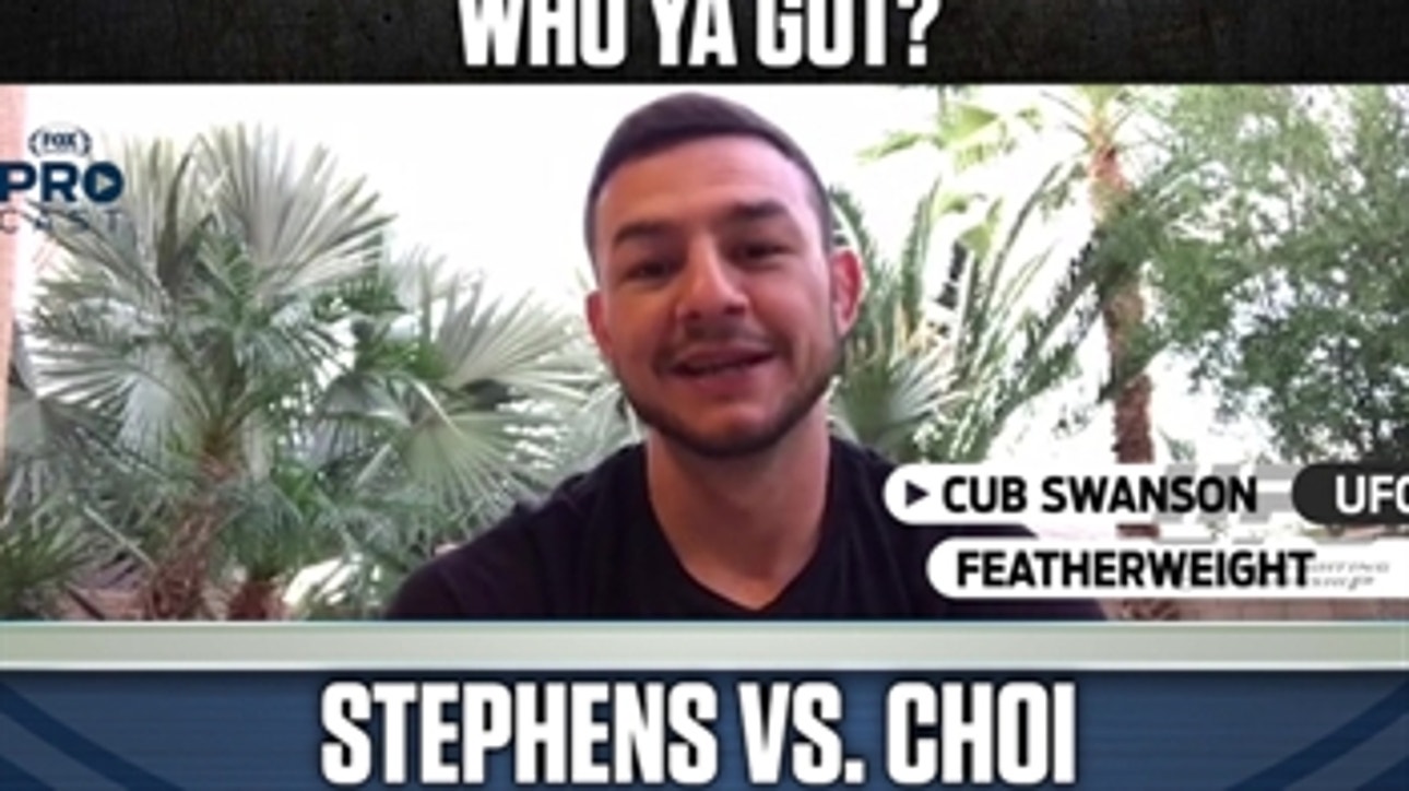 Cub Swanson makes his pick between Jeremy Stephens vs. DooHo Choi
