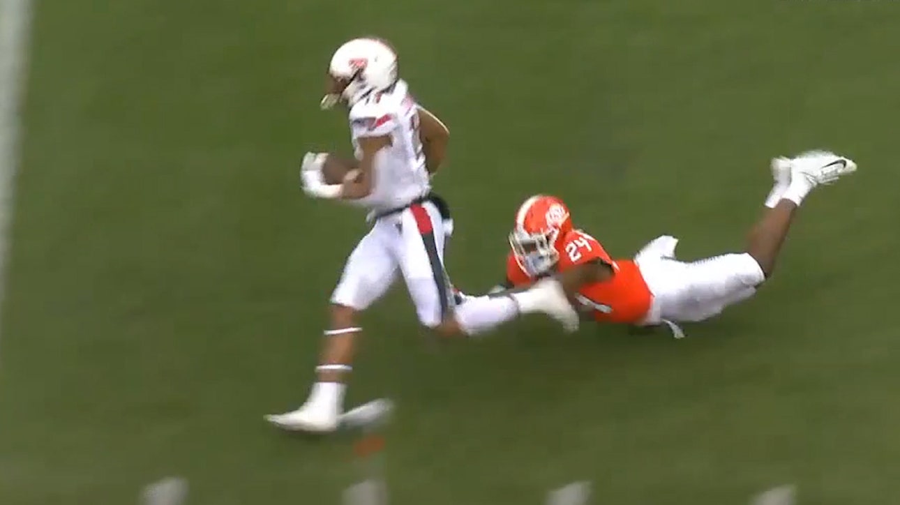 Texas Tech's Erik Ezukanma high steps into endzone on 48-yard TD, takes lead over Oklahoma State, 24-21