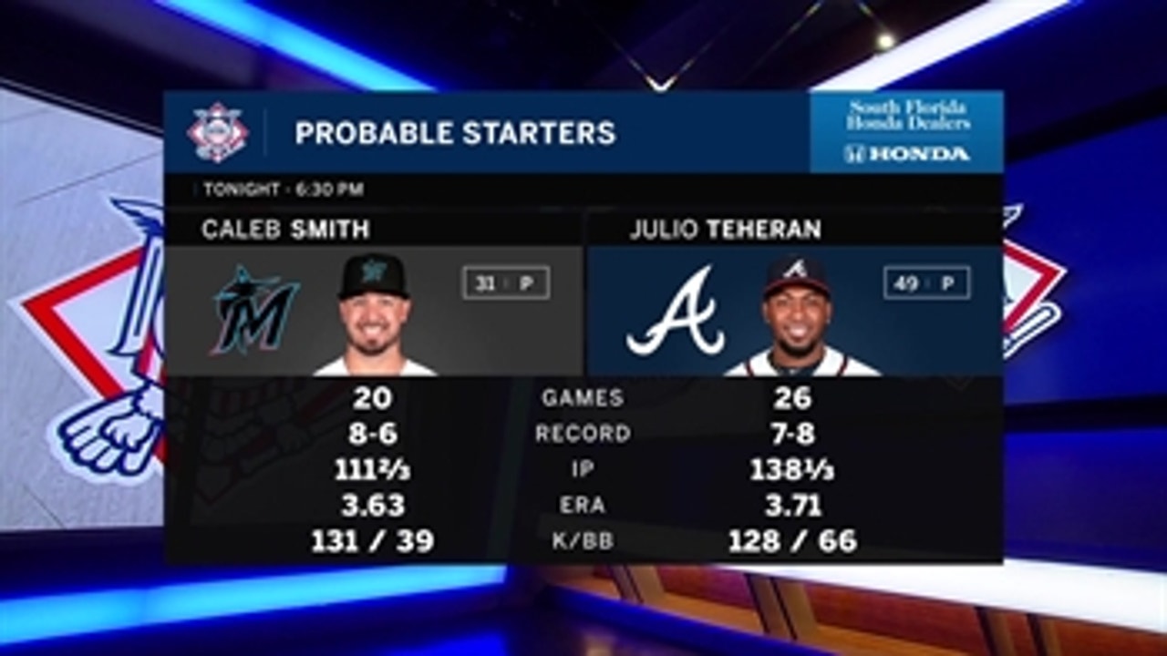 Marlins look to bounce back against Braves