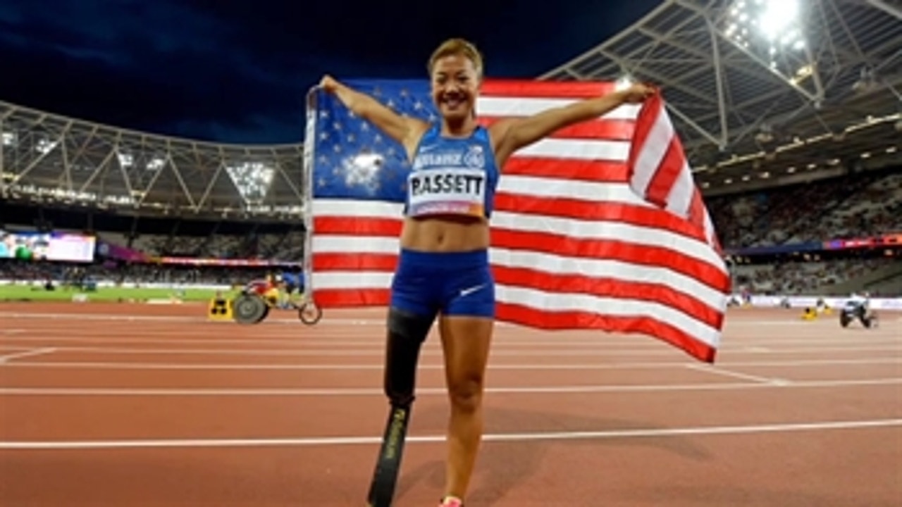 Paralympian Scout Bassett honored by the Hall of Champions