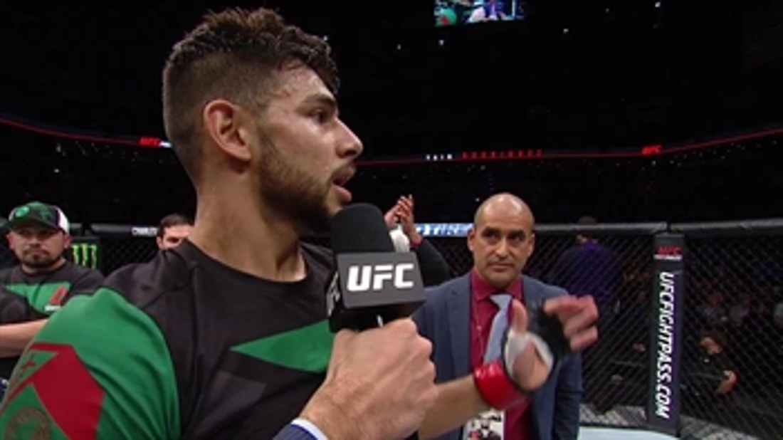 Yair Rodgriguez shows respect after defeating BJ Penn ' UFC FIGHT NIGHT