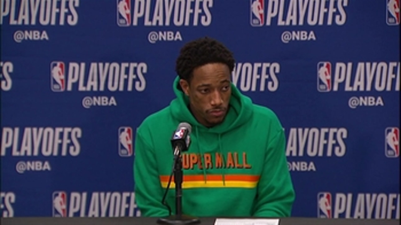 DeMar DeRozan talks Spurs Game 1 Win on the Road vs. Nuggets