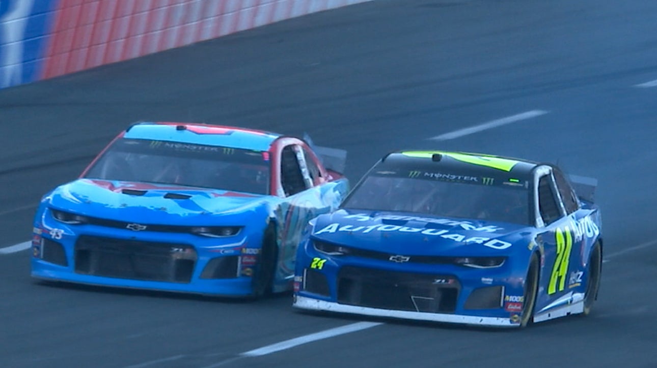 WATCH: William Byron beats Bubba Wallace by a bumper to advance to the All-Star Race