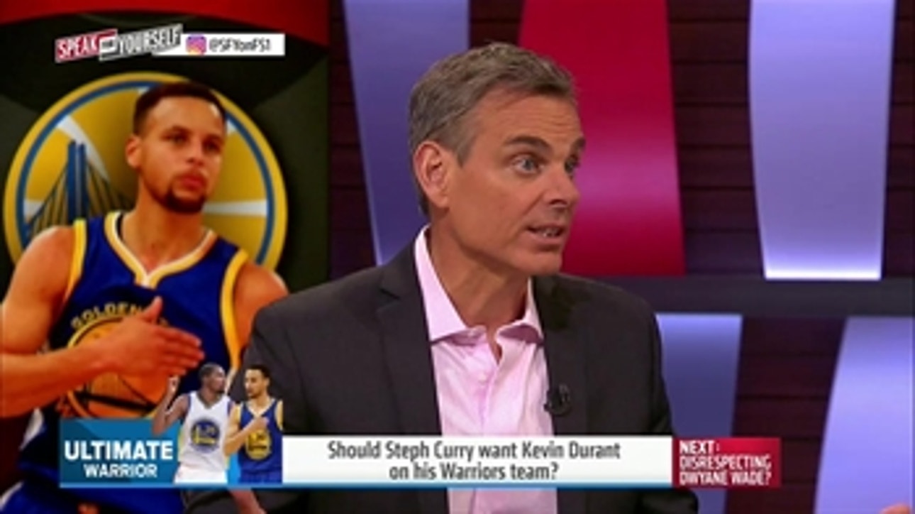 Should Steph Curry want Kevin Durant on the Warriors? - 'Speak For Yourself'