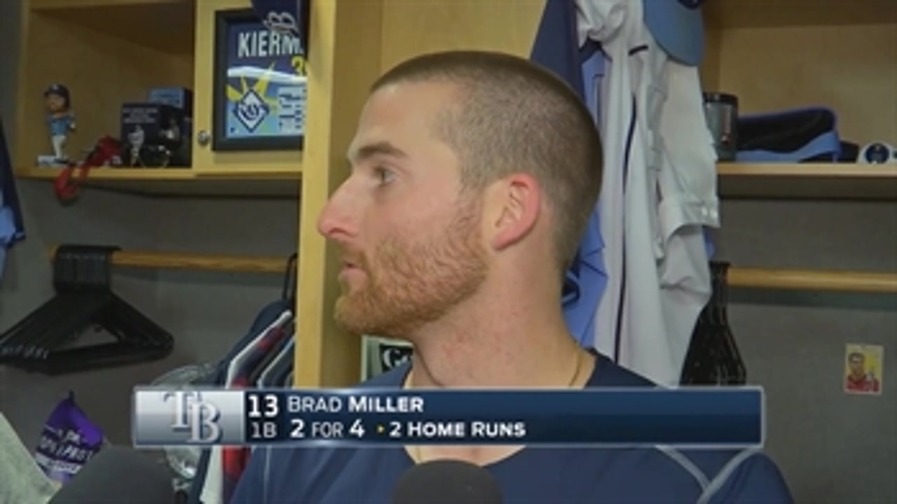 Brad Miller discusses getting 30 HRs for first time in his career