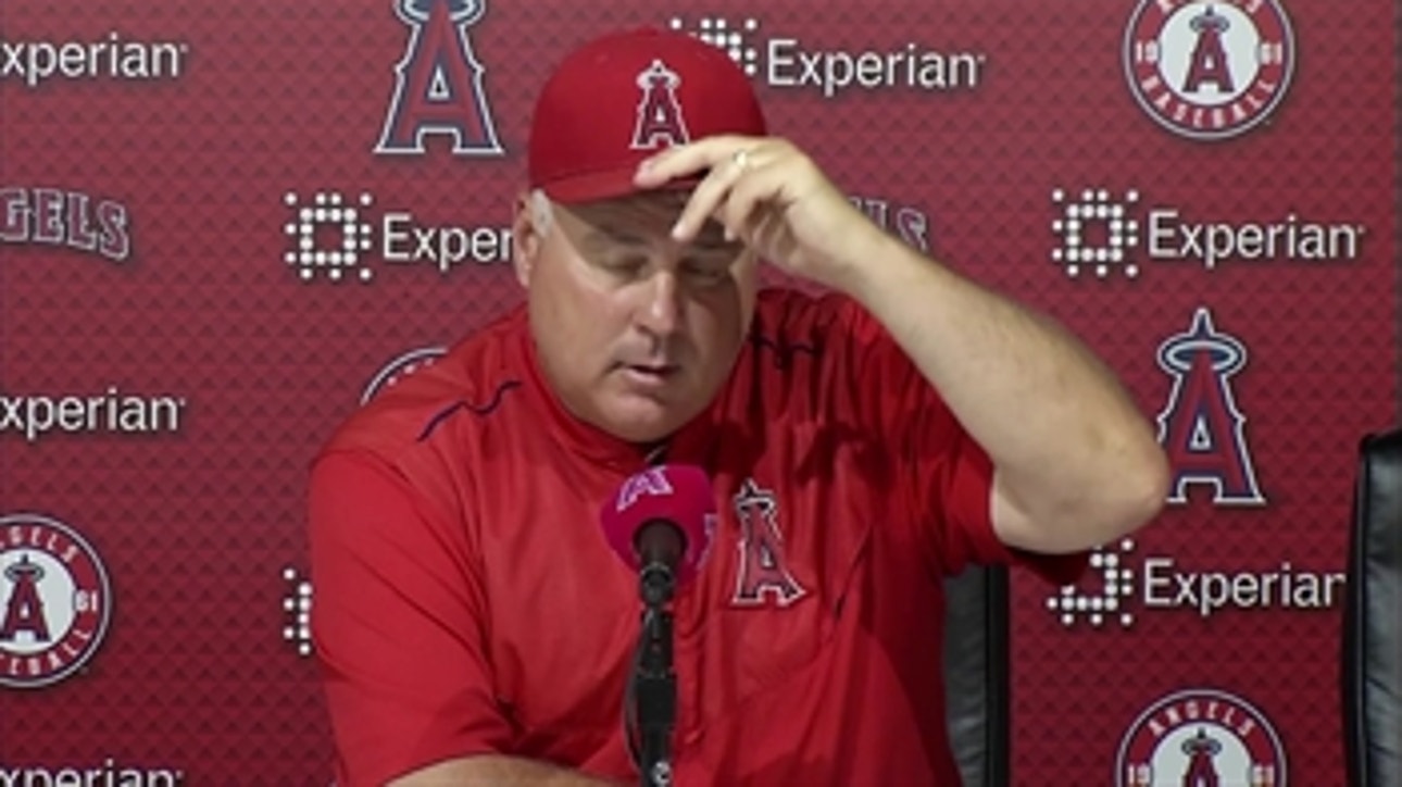 Scioscia credits Santana's strong outing after Angels' loss to Twins
