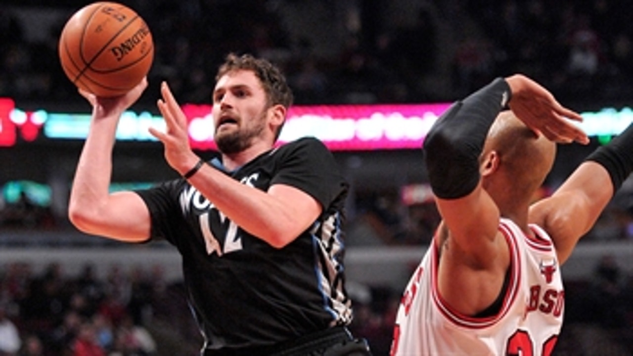 Love leads T'Wolves to road win over Bulls