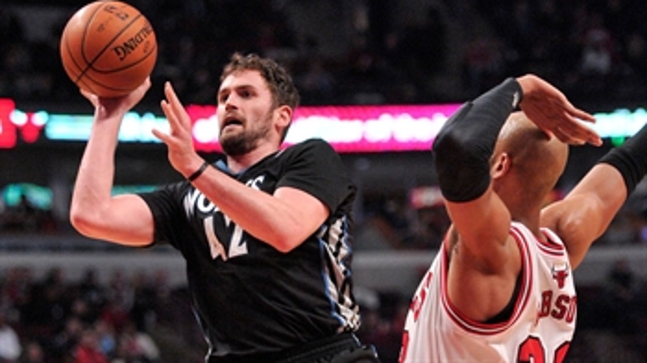 Love leads T'Wolves to road win over Bulls