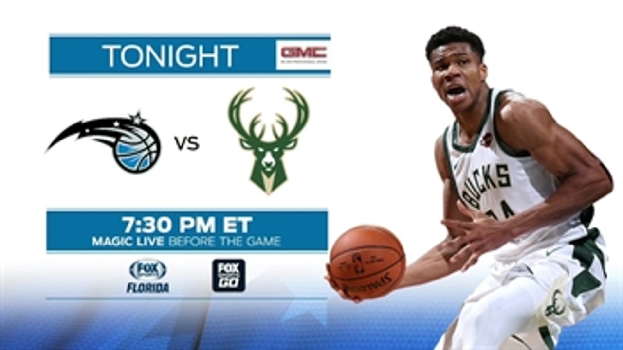 Magic put 4-game win streak on the line against East-best Bucks